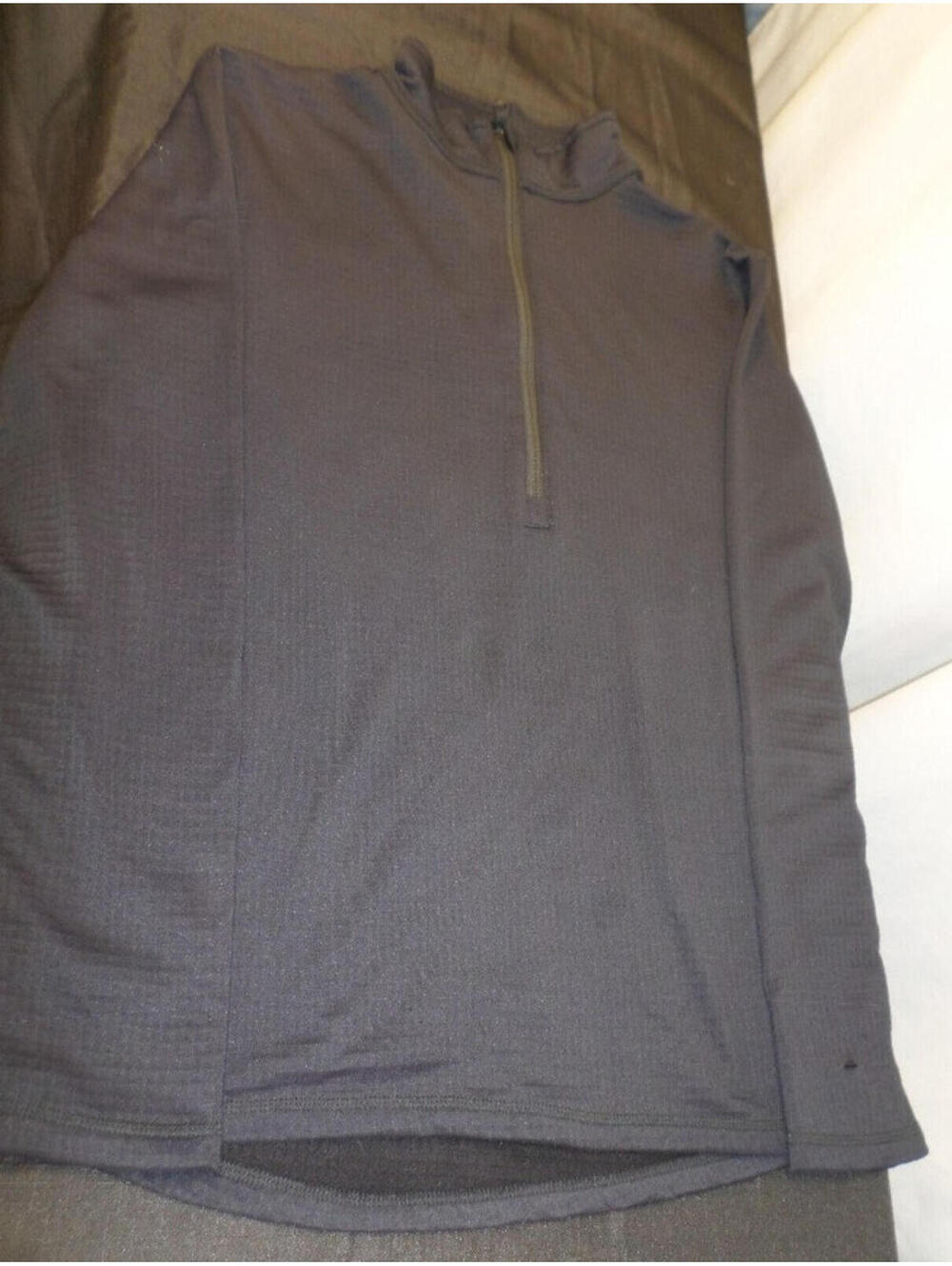 DESIGNER CONDOR POLYESTER BLEND 1/4 ZIP PULLOVER MOCKNECK BLACK SWEATER XX-LARGE